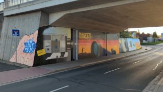 Graffiti-Workshop Mittweida (ca. 300qm)