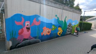 Graffiti-Workshop Flöha Bahnhof 3
