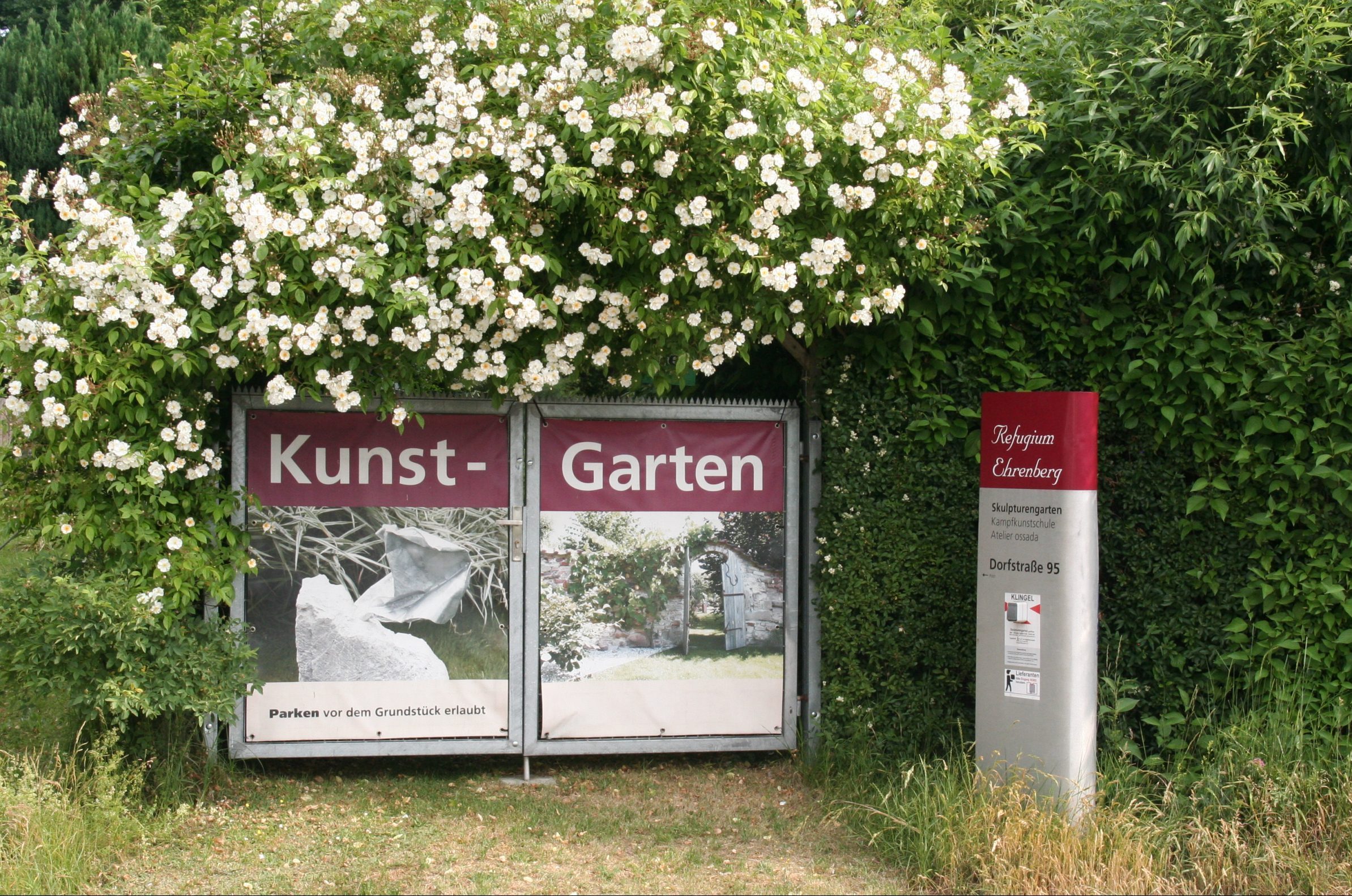 Eingang KunstGarten-RefugiumEhrenberg